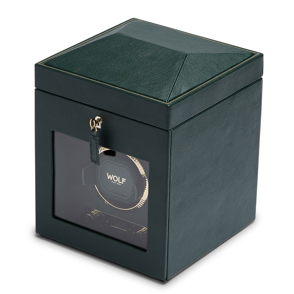 Wolf British Racing Single Watch Winder - Green