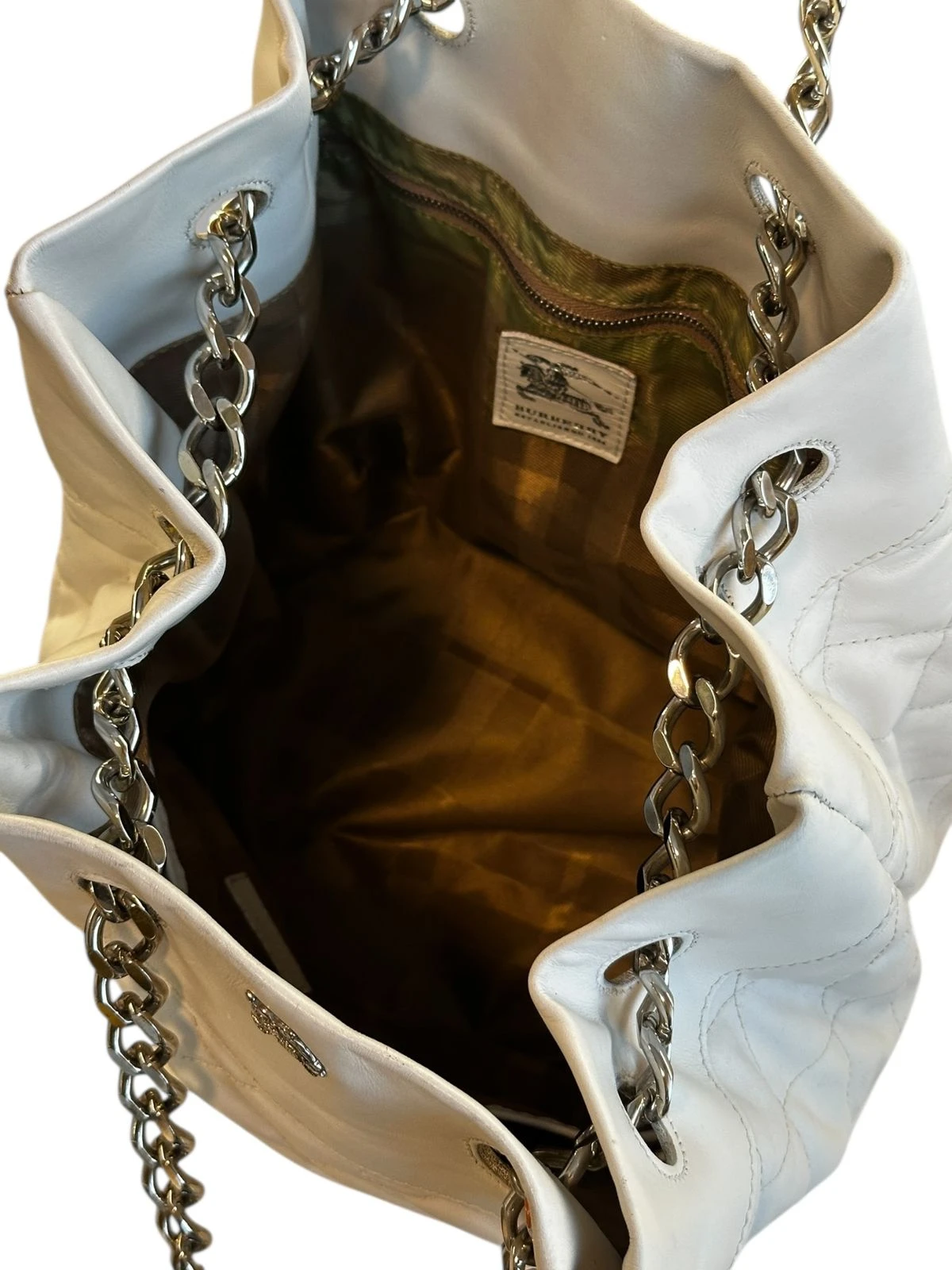 Burberry Quilted Bucket Bag