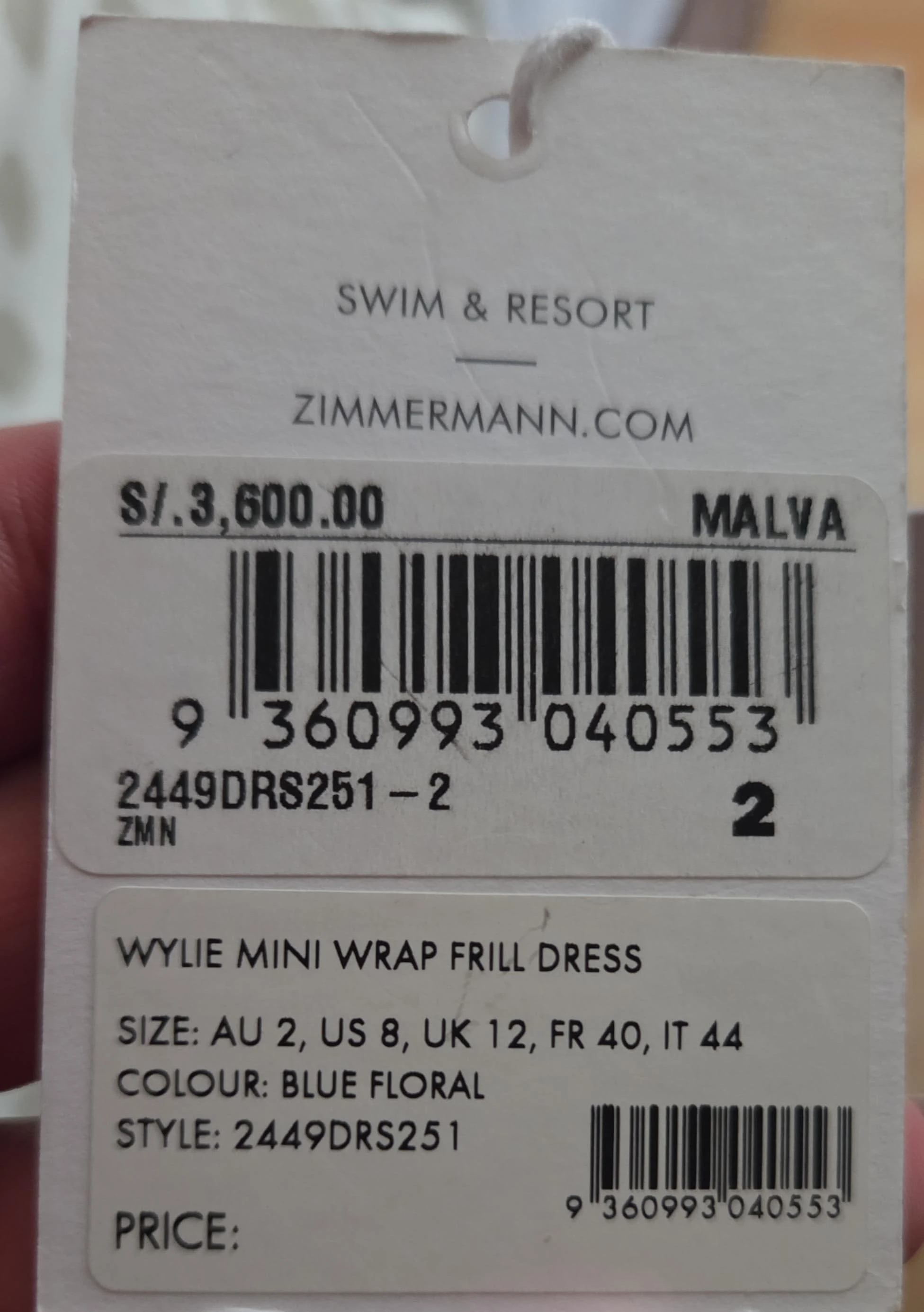 Zimmermann Wylie Wrap Frill