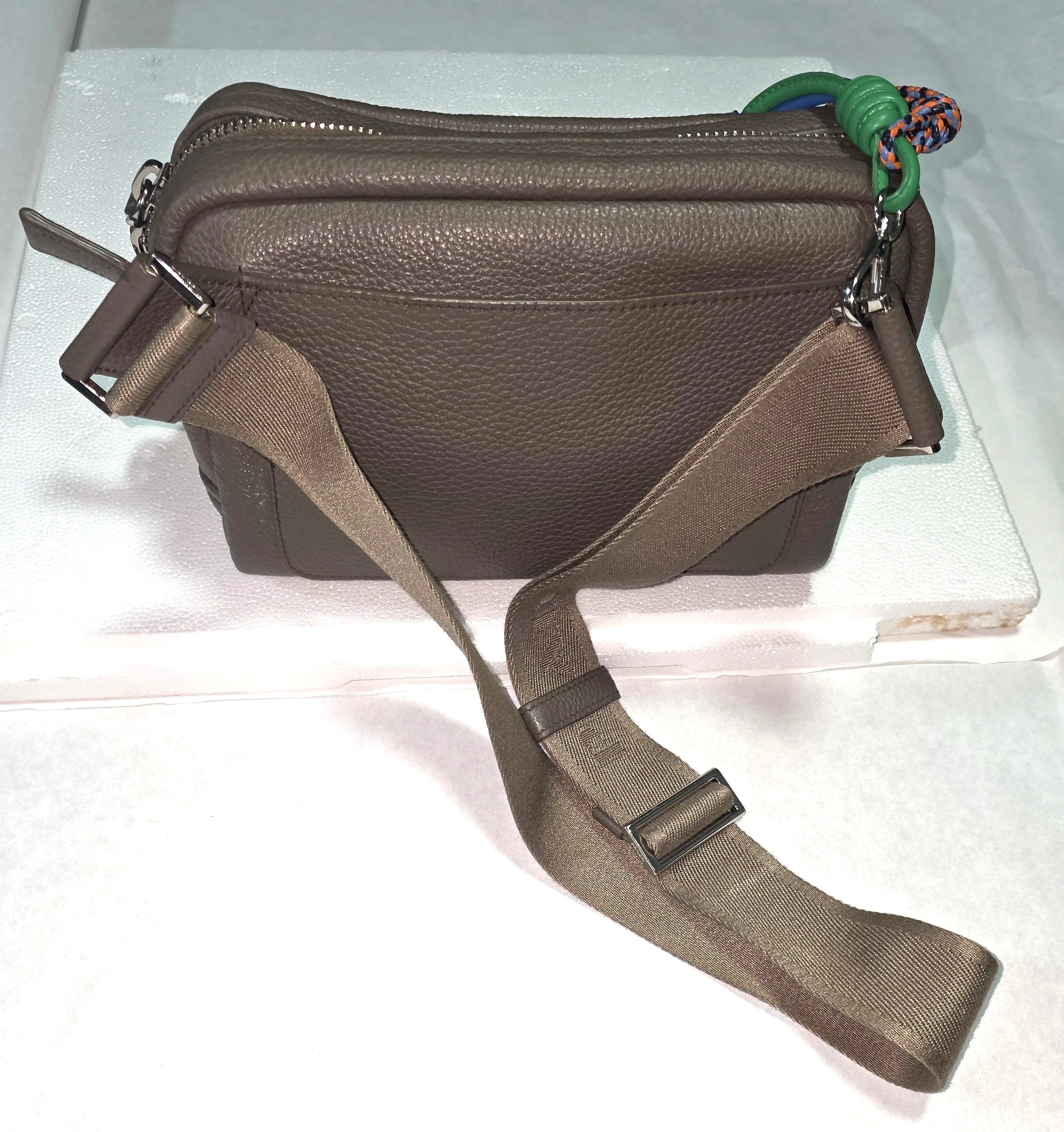 Prada Vitello Daino Charm Shoulder Bag