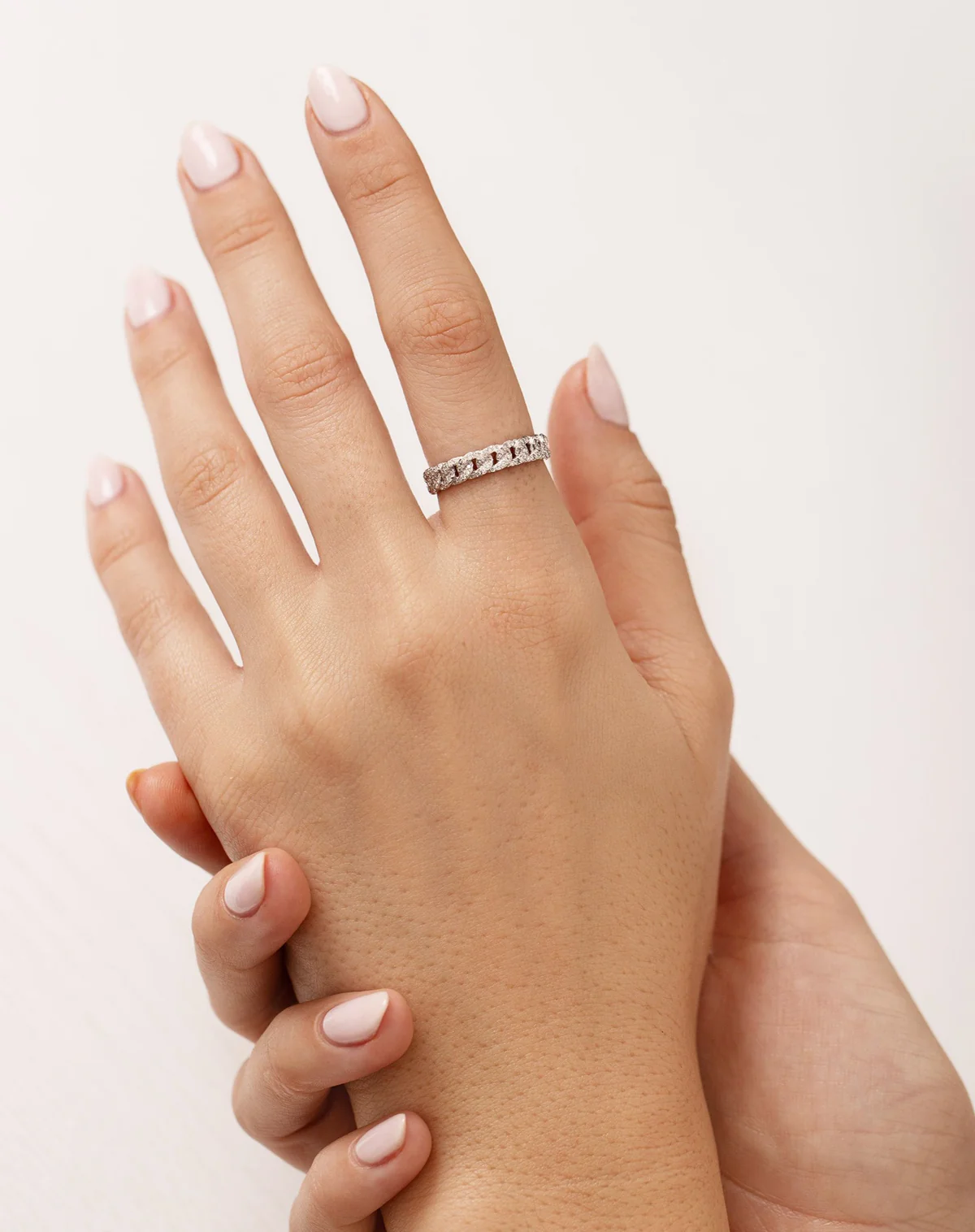 Ring Concierge Pave Diamond Chain Ring