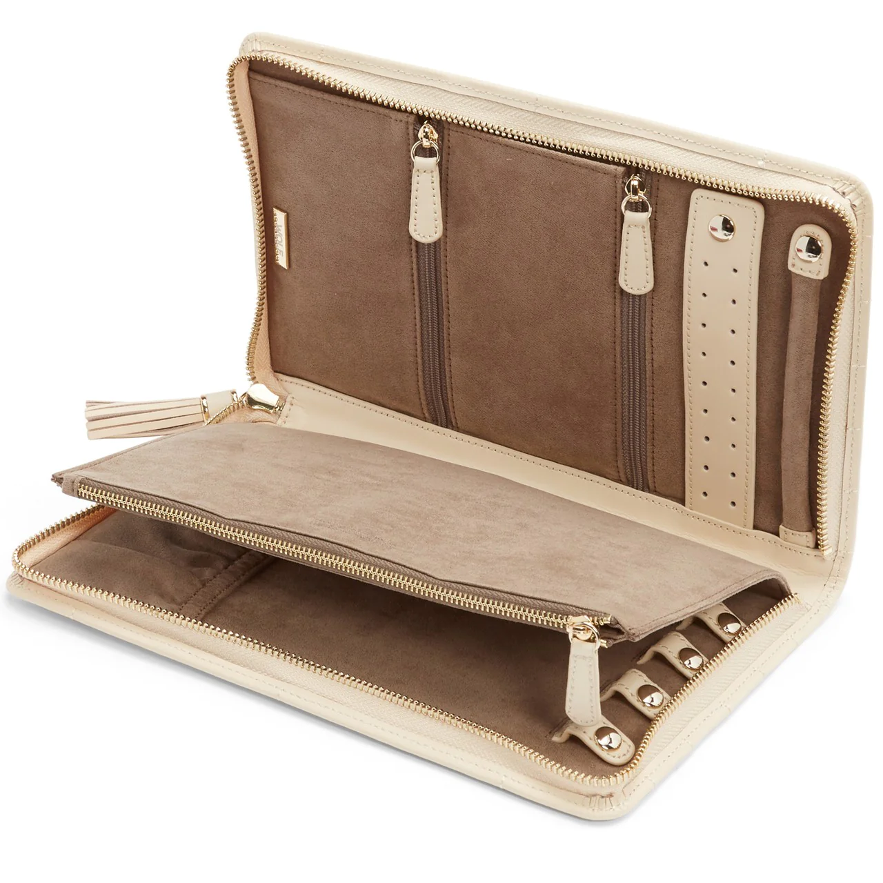Wolf 324053 Caroline Large Jewelry Portfolio Ivory